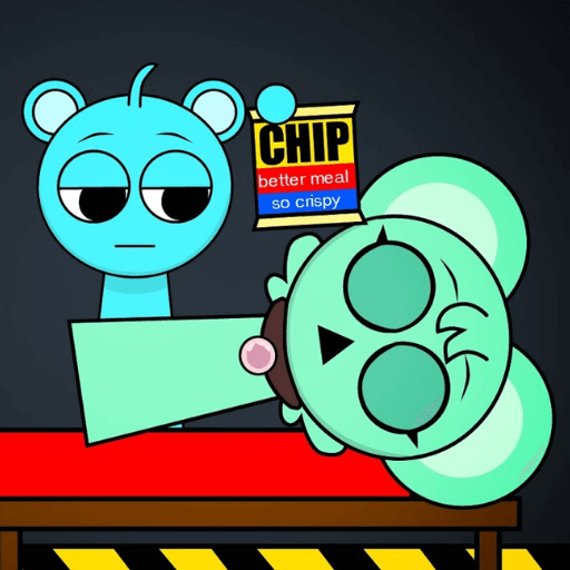 Sky Eating Snack at 3 AM