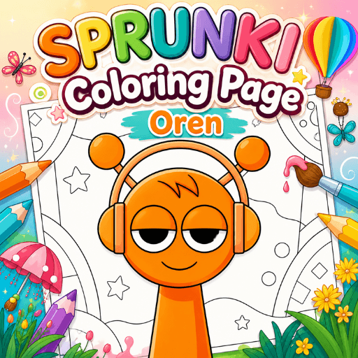 Sprunki Coloring Pages