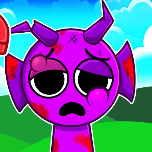 Sprunki Kick the Buddy but with DURPLE