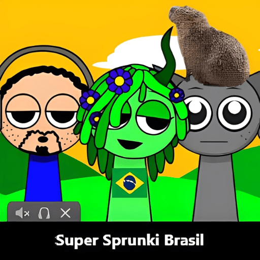 The Sprunki characters in Super Sprunki Brasil feature a distinctly Brazilian look